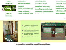 Tablet Screenshot of etherapies.co.uk